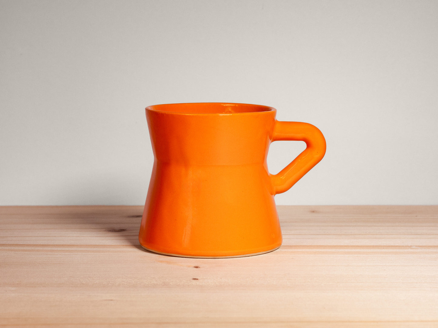 Diner Mug Triangle Handle – Tangerine