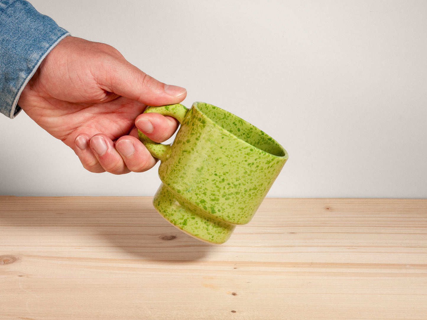 Stackable Mug Round Handle – Pear