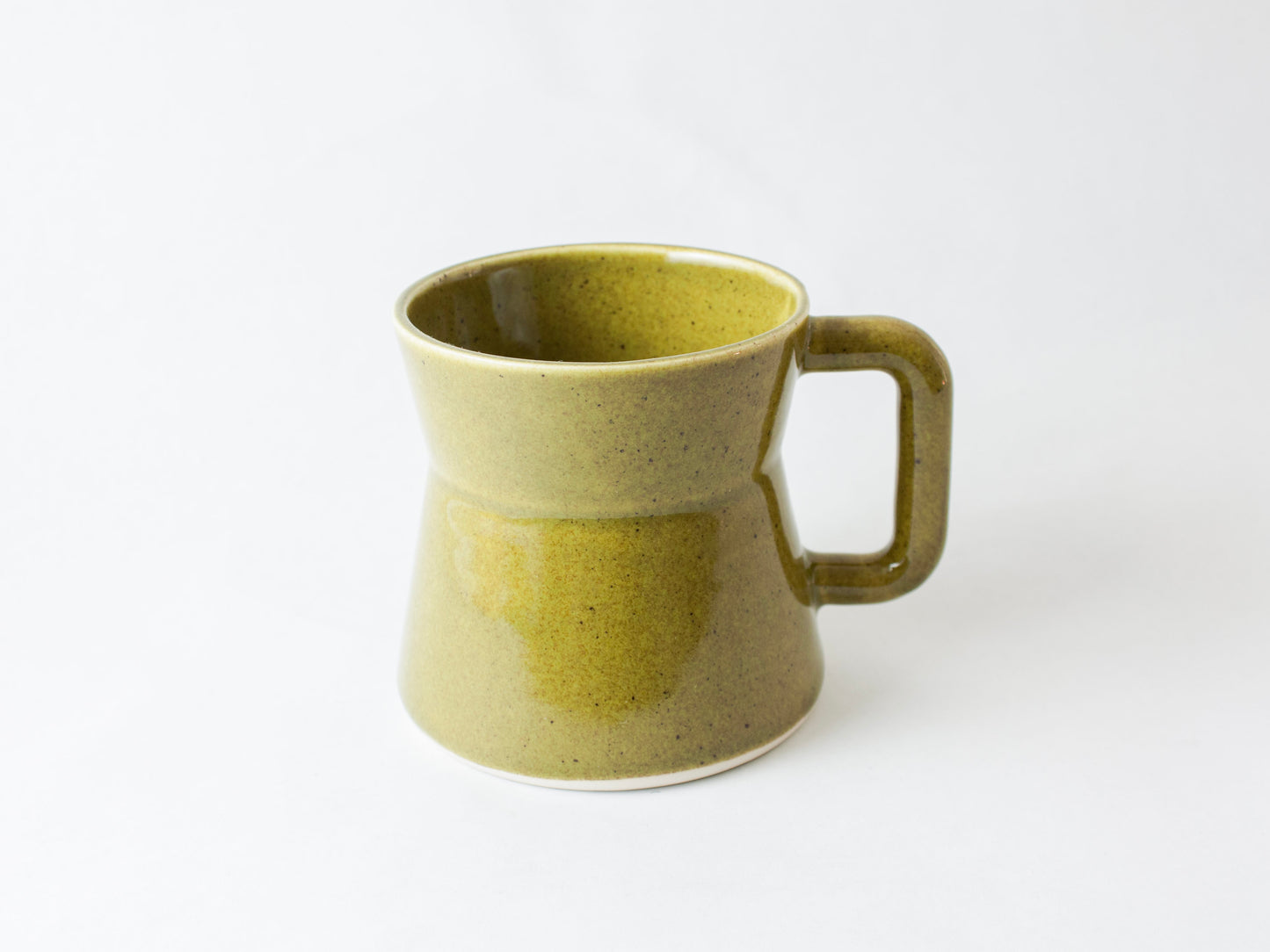 Diner Mug Rectangle Handle – Olive