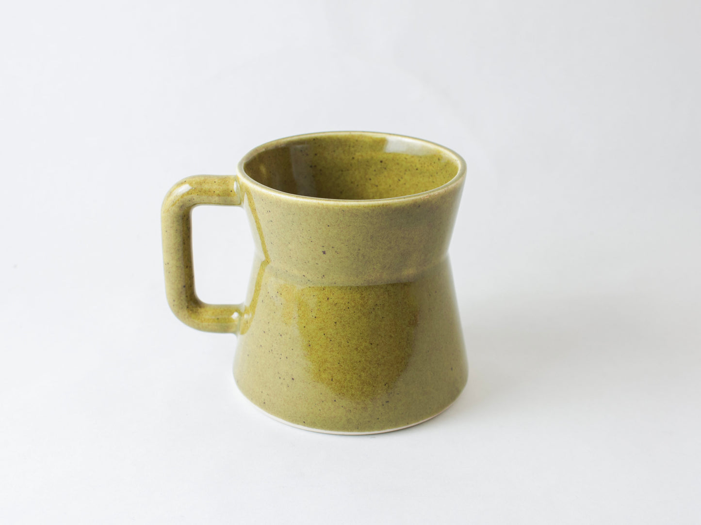 Diner Mug Rectangle Handle – Olive