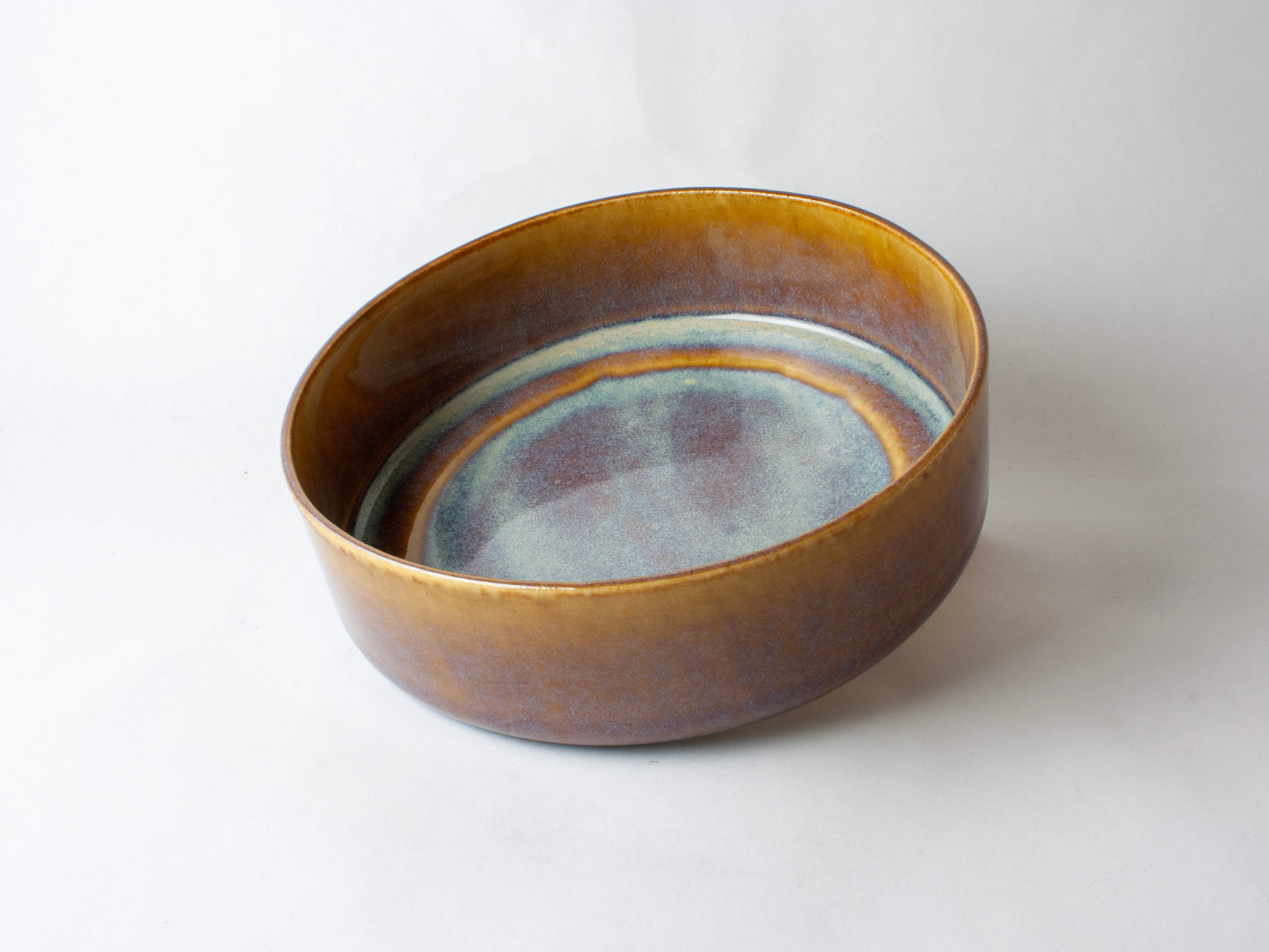Flat Serving Bowl – Copper