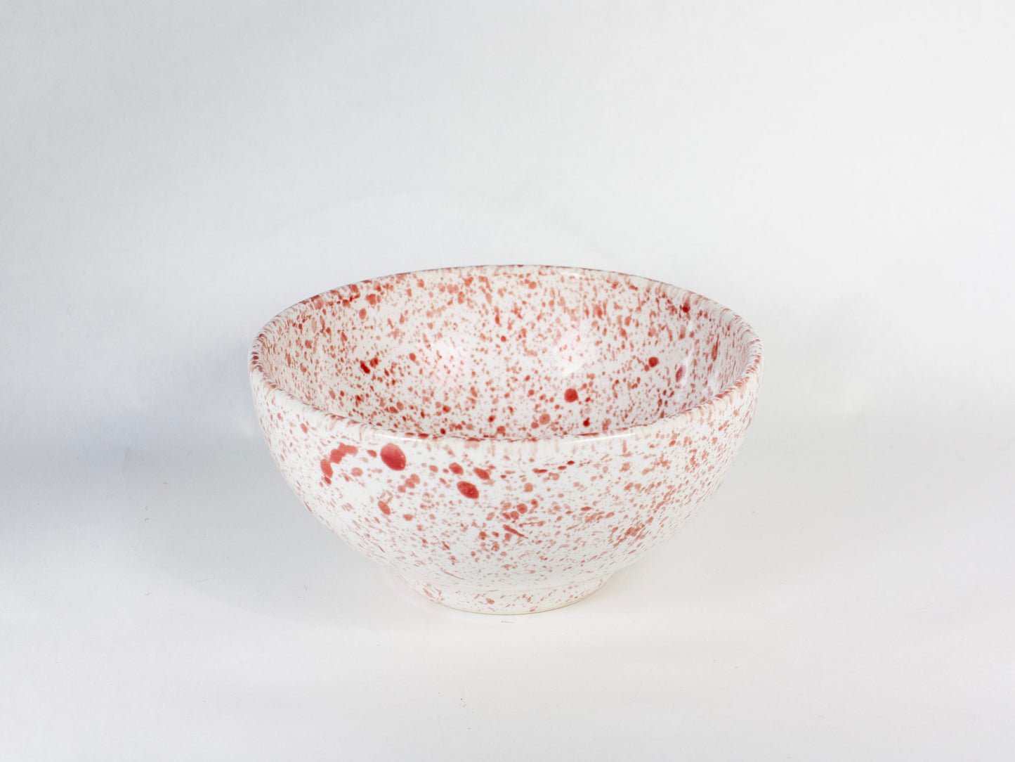Small Serving Bowl – Strawberry Splatter