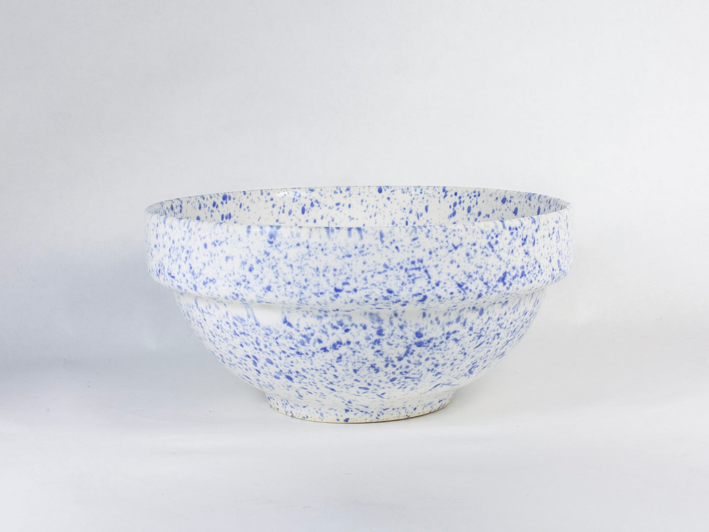 Soup Bowl – Blue Splatter