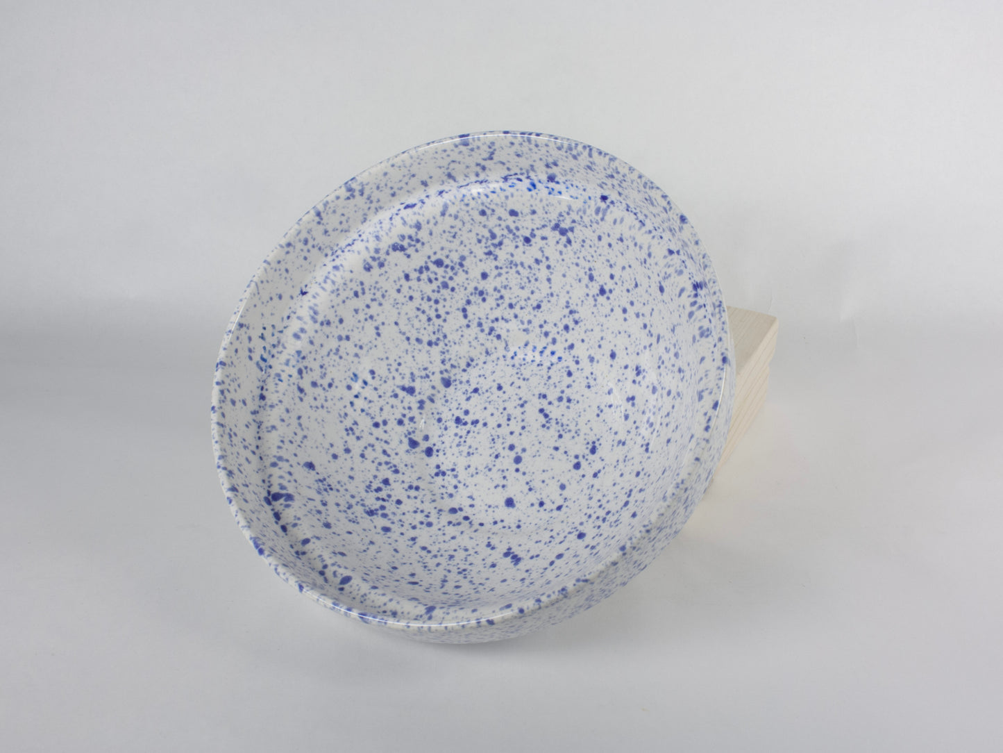 Soup Bowl – Blue Splatter