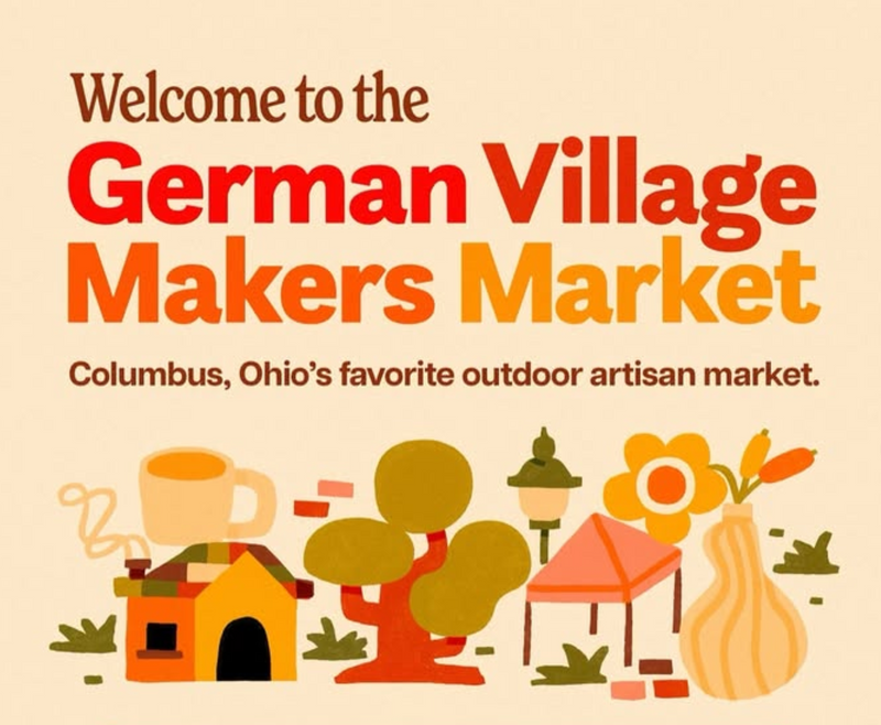 Village Lights at the German Village Makers Market