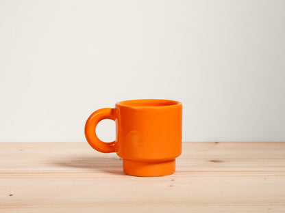 Espresso Mug – Stackable – Tangerine