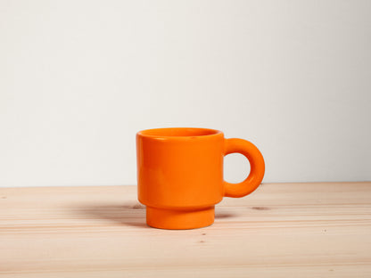 Espresso Mug – Stackable – Tangerine