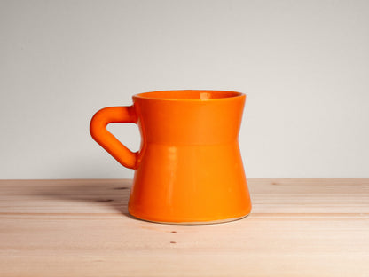 Diner Mug Triangle Handle – Tangerine