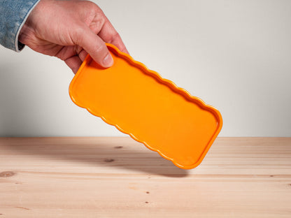 Wavy Tray – Tangerine