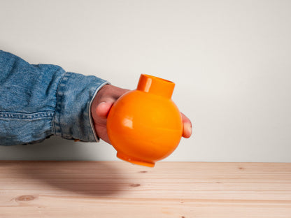 Small Orb Vase – Tangerine
