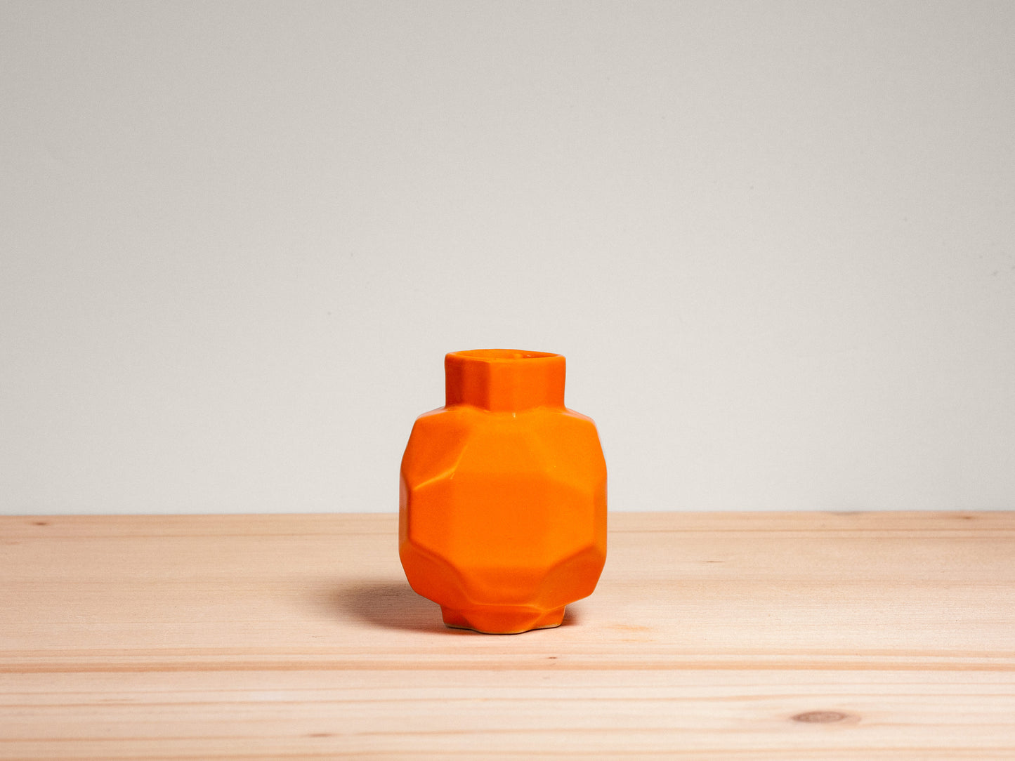Geo Mini Bud Vase – Tangerine