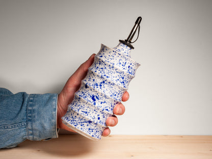 Oil Bottle Cruet  – Blue Splatter