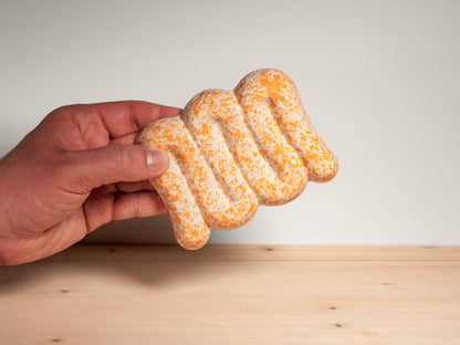 Squiggle Soap Tray – Tangerine Splatter