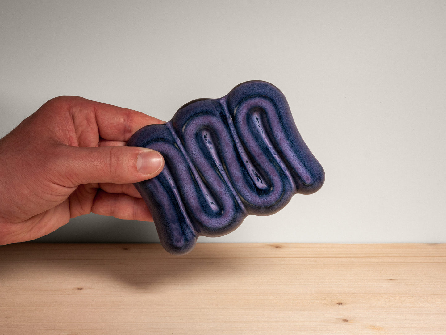 Squiggle Soap Tray – Midnight