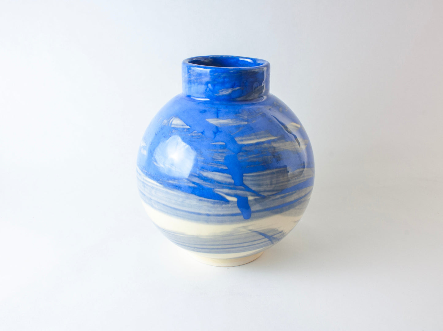 Large Orb Vase – Blue