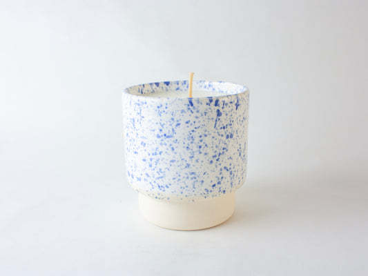 Apple Season Candle – Blue Splatter