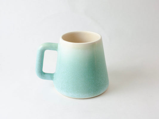 Mountain Mug Rectangle Handle – Teal