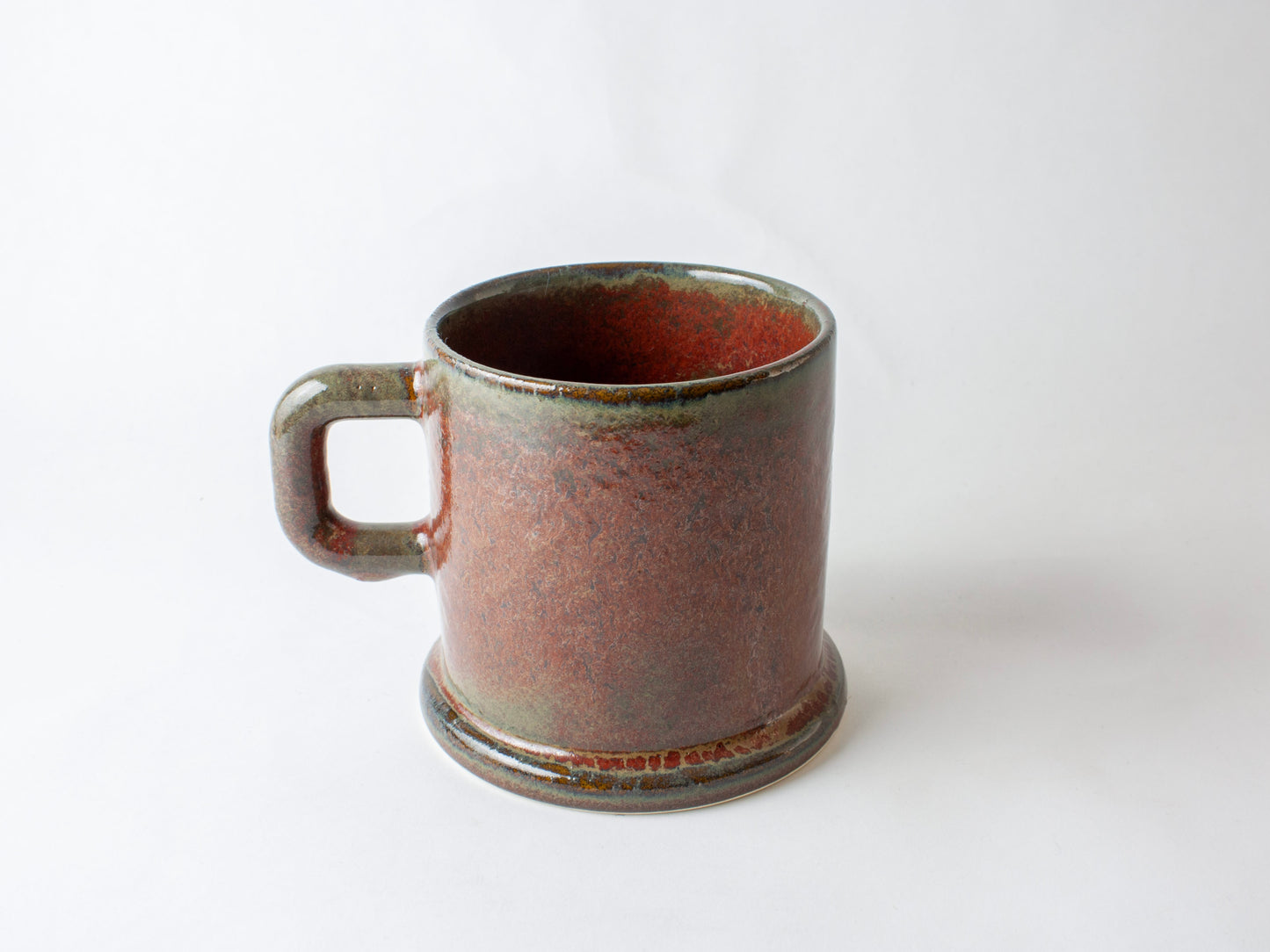 Flat Foot Mug Square Handle – Iron