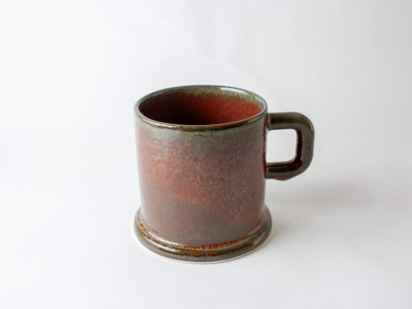 Flat Foot Mug Square Handle – Iron