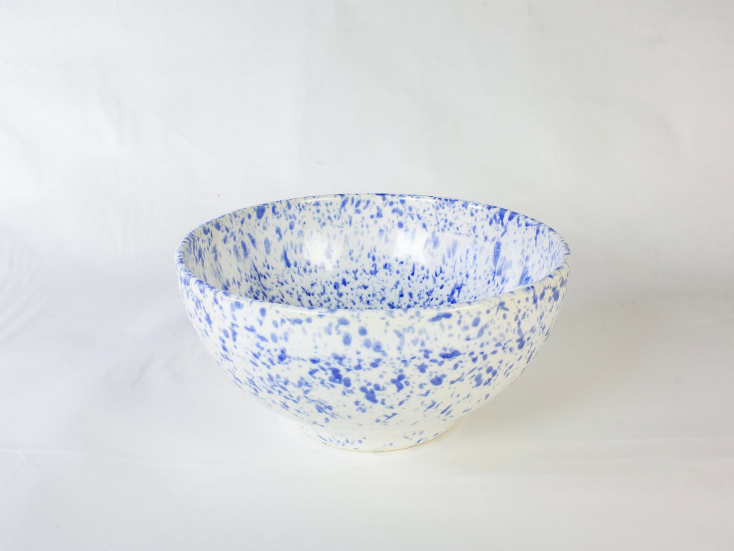Small Serving Bowl – Blue Splatter