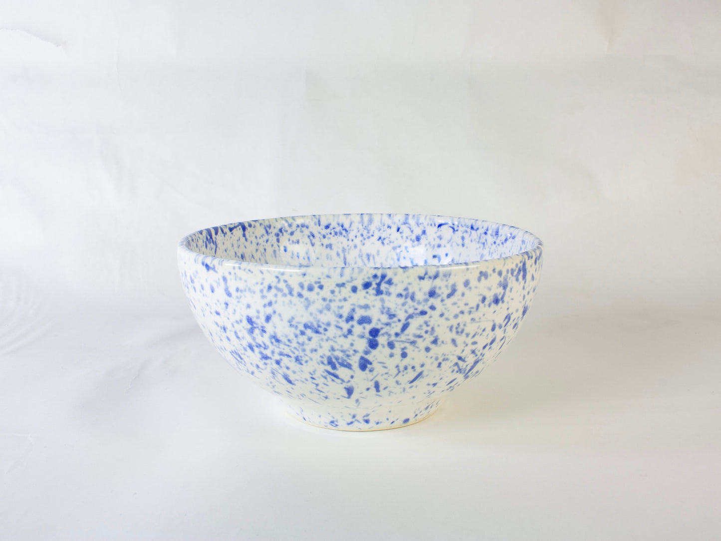 Small Serving Bowl – Blue Splatter
