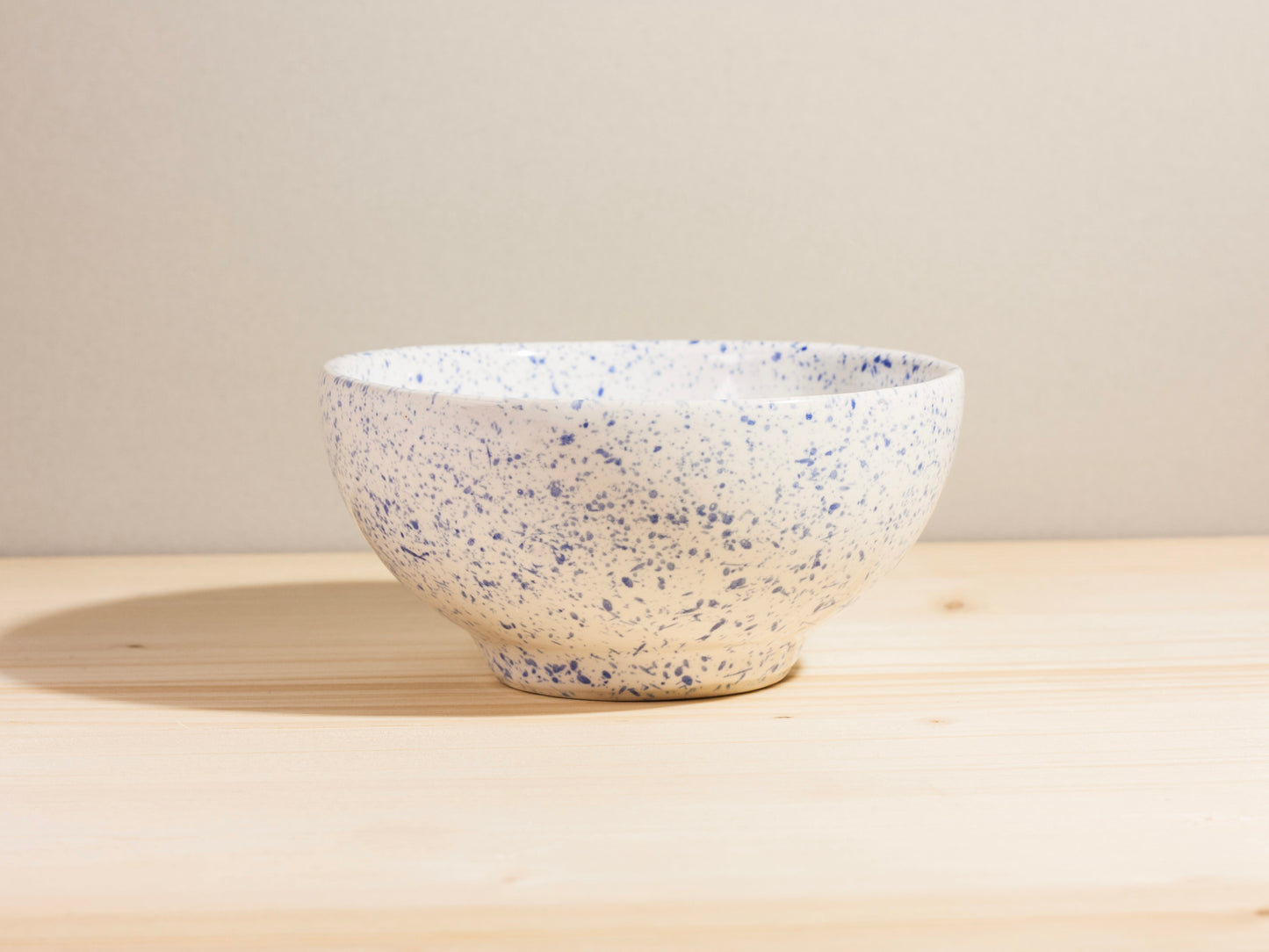 Small Serving Bowl – Blue Splatter
