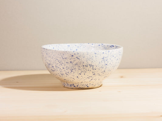 Small Serving Bowl – Blue Splatter