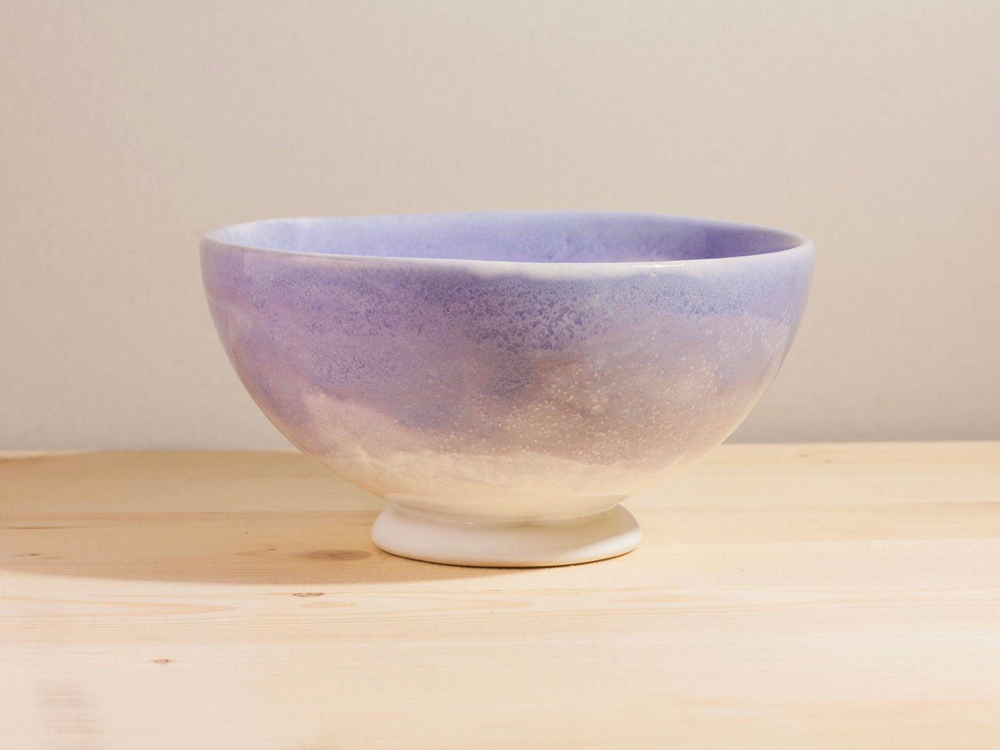 Pedestal Bowl – Brushed Lavender