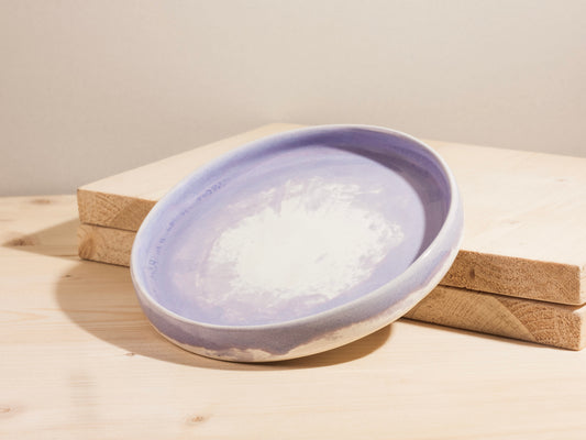 Small Serving Plate – Brushed Lavender