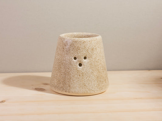 Spooky Votive - Mountain Ghost - White Speckle