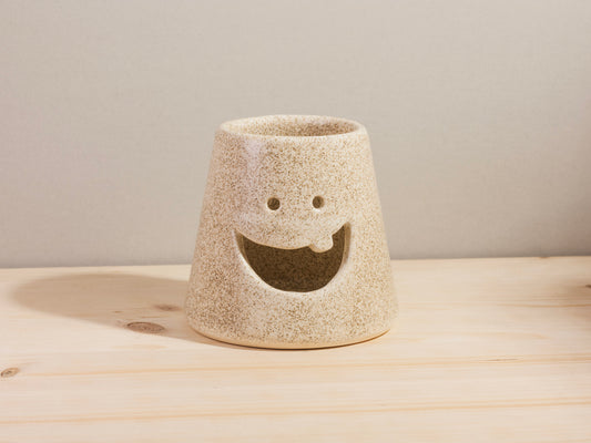Spooky Votive - Mountain Toothy - White Speckle