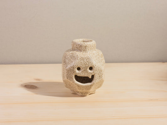 Spooky Mini Geo Toothy - White Speckle