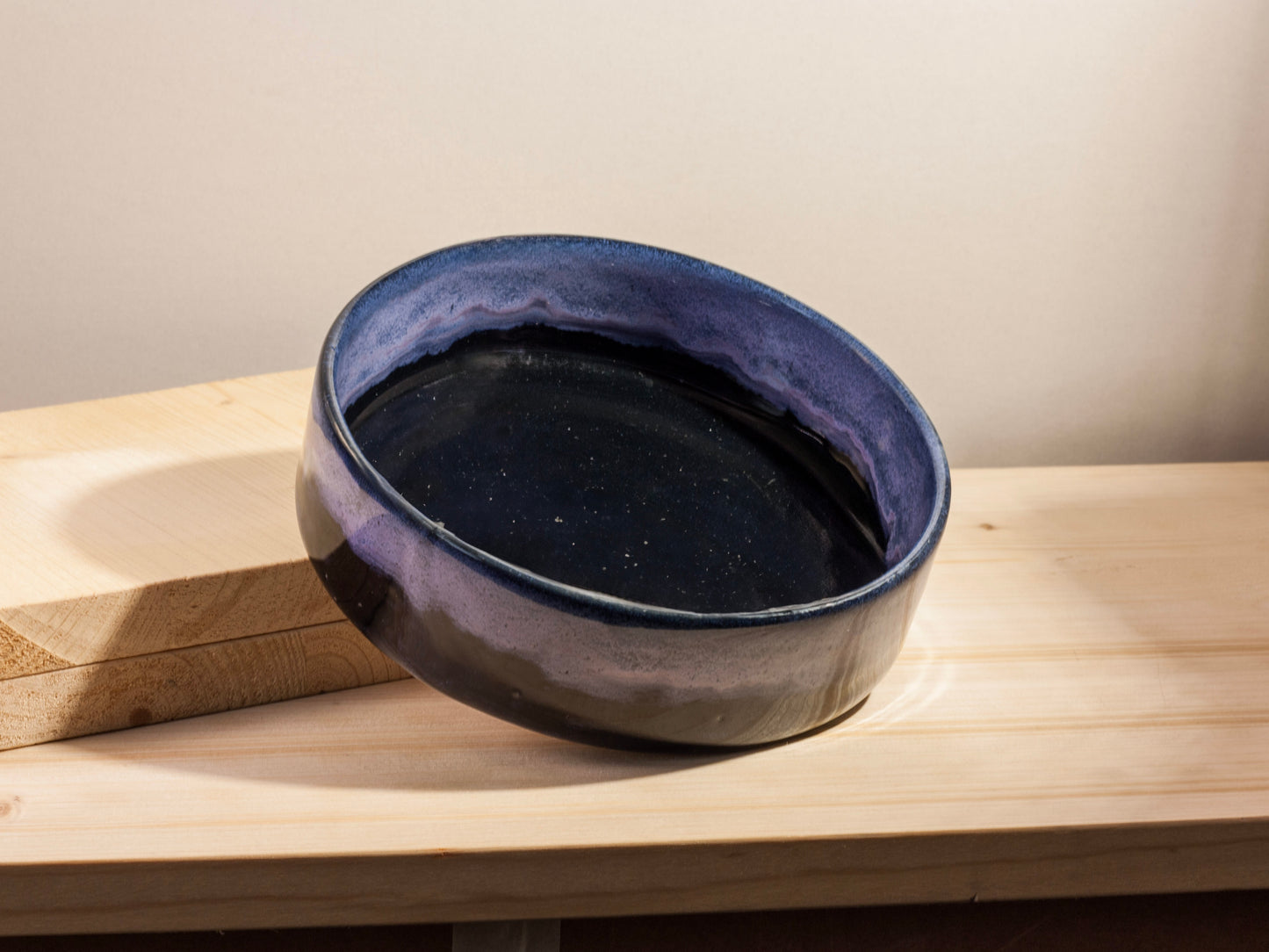 Flat Serving Bowl – Midnight