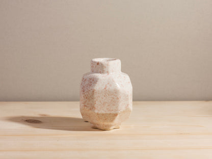 Geo Mini Bud Vase – Strawberry Splatter