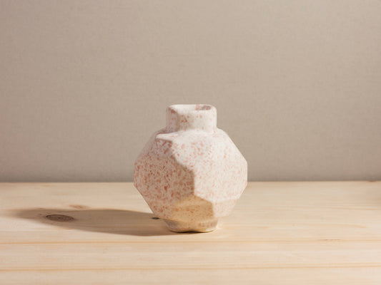 Geo Mini Bud Vase – Strawberry Splatter