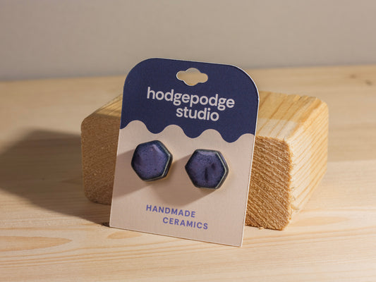 Chunky Studs – Hexagons – Midnight