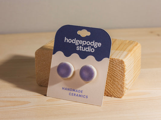 Chunky Studs – Circles – Lavender