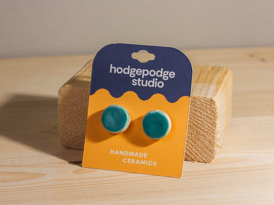 Chunky Studs – Circles – Turquoise