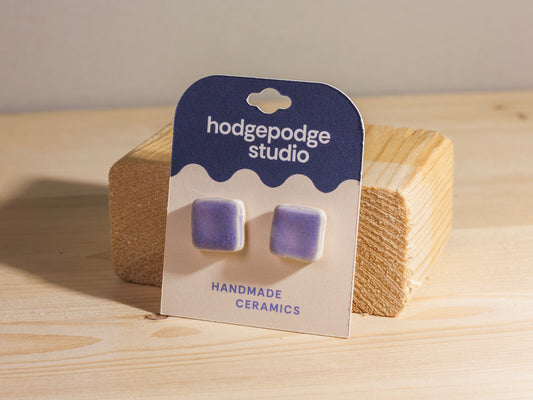 Chunky Studs – Squares – Lavender