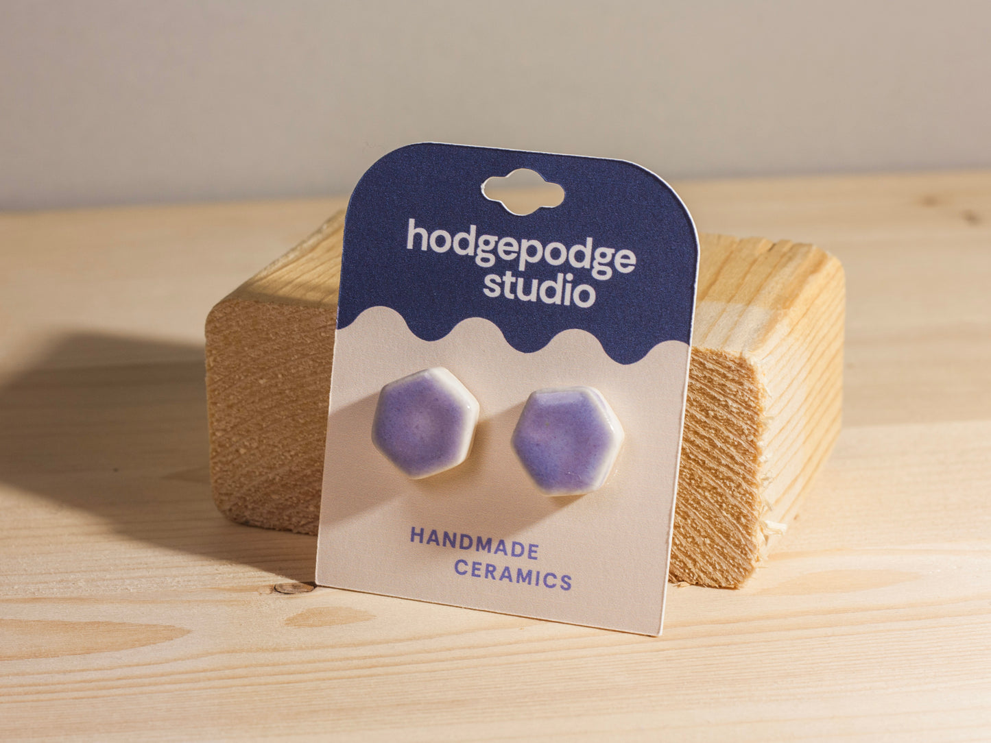 Chunky Studs – Hexagons – Lavender