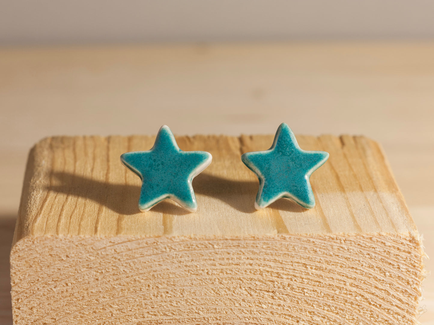 Chunky Studs – Stars – Turquoise