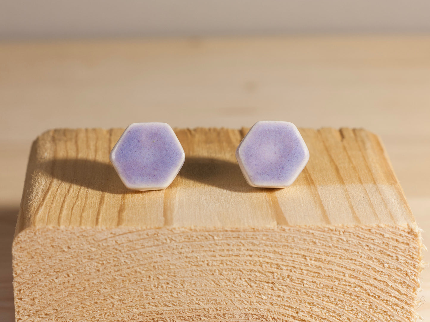 Chunky Studs – Hexagons – Lavender
