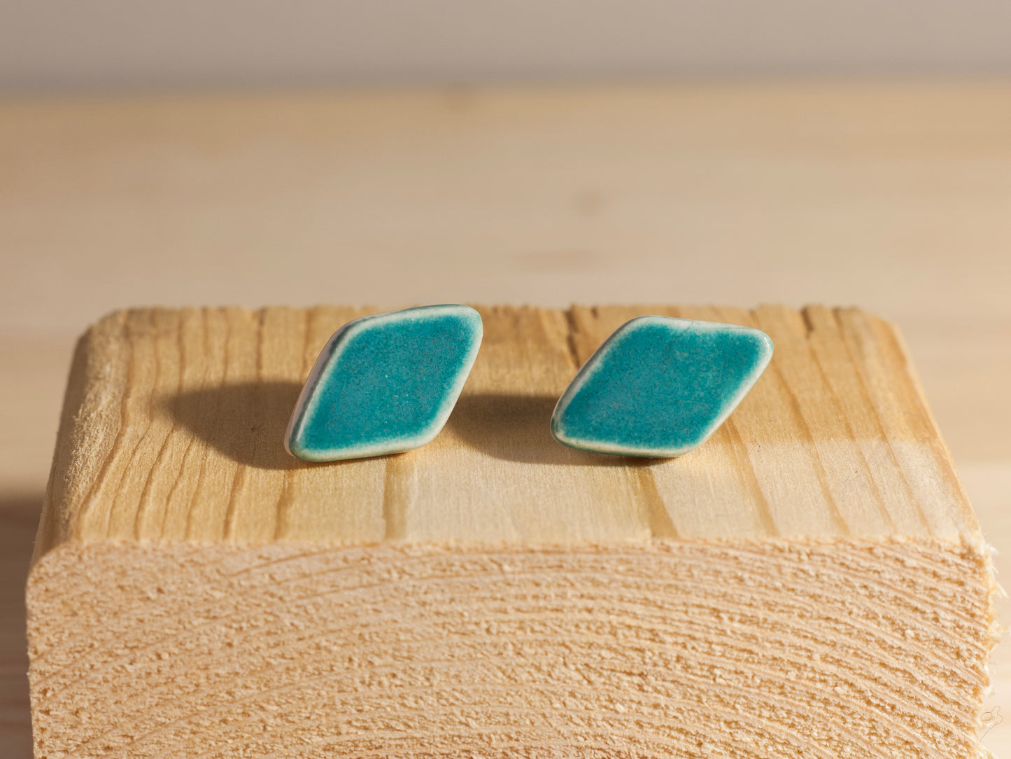 Chunky Studs – Diamonds – Turquoise