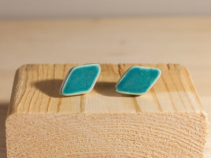 Chunky Studs – Diamonds – Turquoise