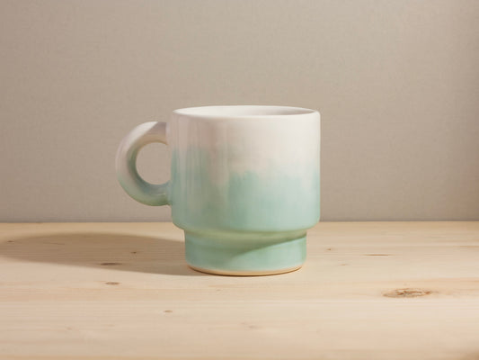 Stackable Mug Round Handle – Seafoam