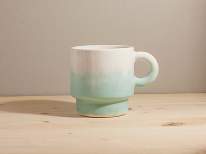 Stackable Mug Round Handle – Seafoam