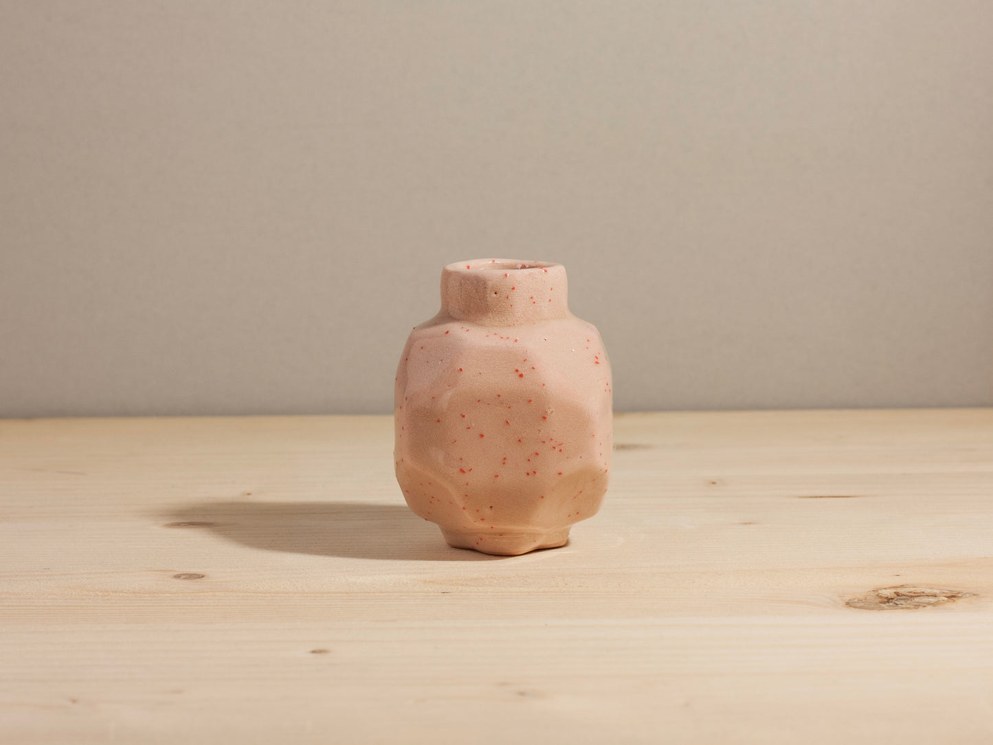 Geo Mini Bud Vase – Pink Sprinkles