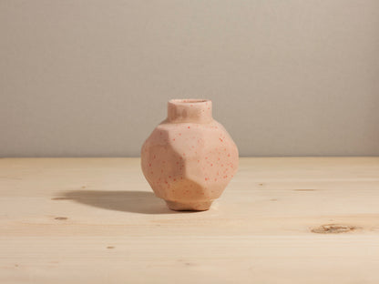 Geo Mini Bud Vase – Pink Sprinkles