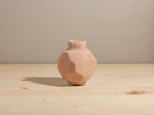 Geo Mini Bud Vase – Pink Sprinkles