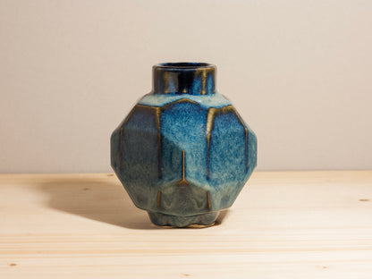 Small Geo Vase – Cerulean